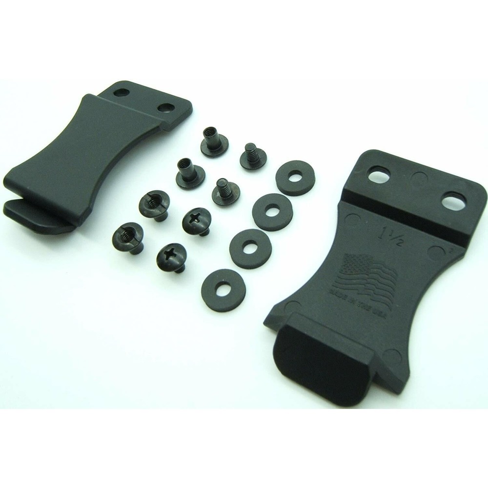 USA Made IWB Holster Clips and Hardware Fits 1.5" Belt Clip DIY Holsters 4 Pack